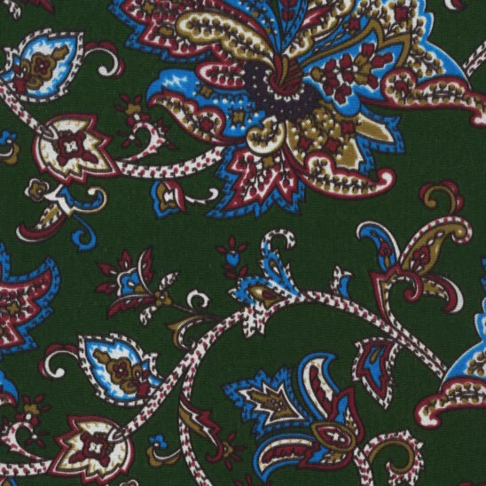 Green Large Paisley
