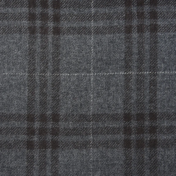 Grey and Charcoal Windowpane Check