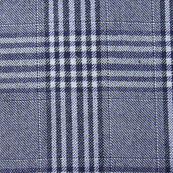 Blue and Grey Glen Check
