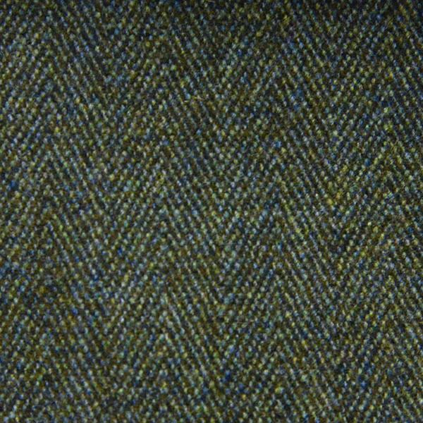Green and Blue Herringbone