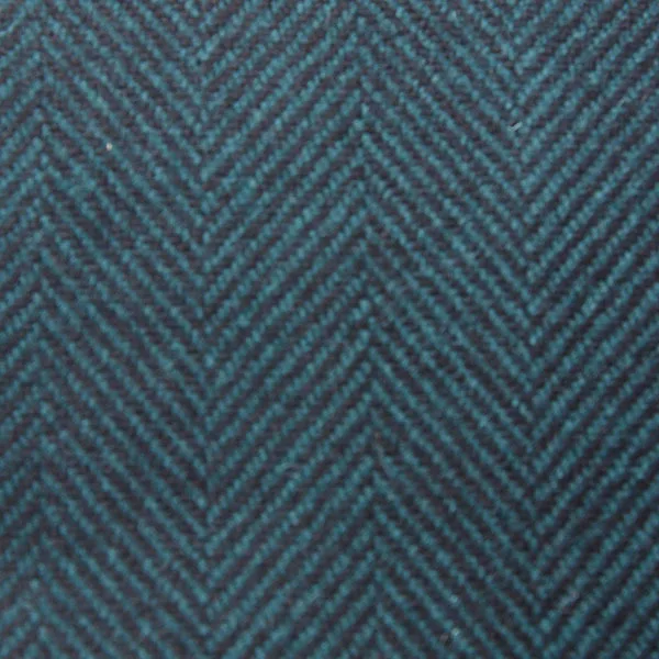 Aqua and Navy Herringbone