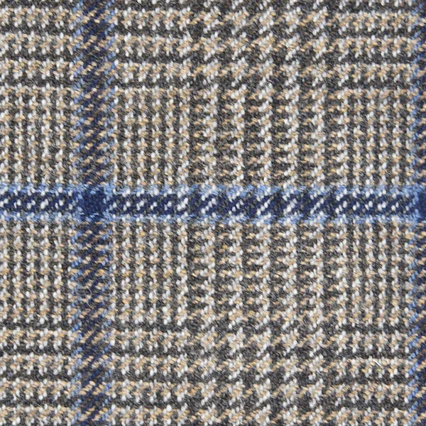 Brown and Blue Glen Check
