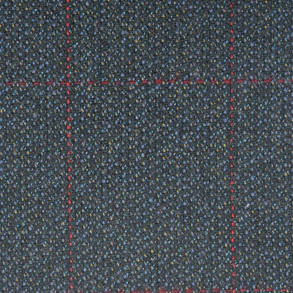 Blue and Red Windpowpane