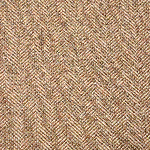 Wheat Brown Herringbone Tweed