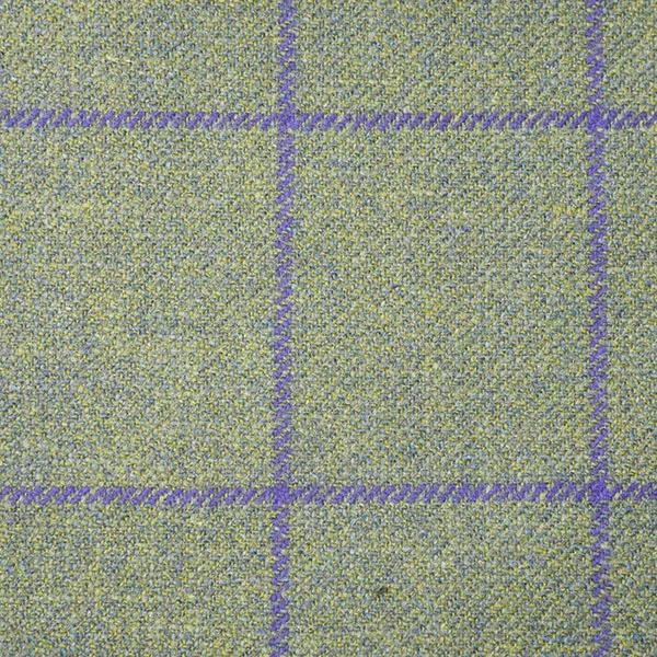 Green and Blue Windowpane Check