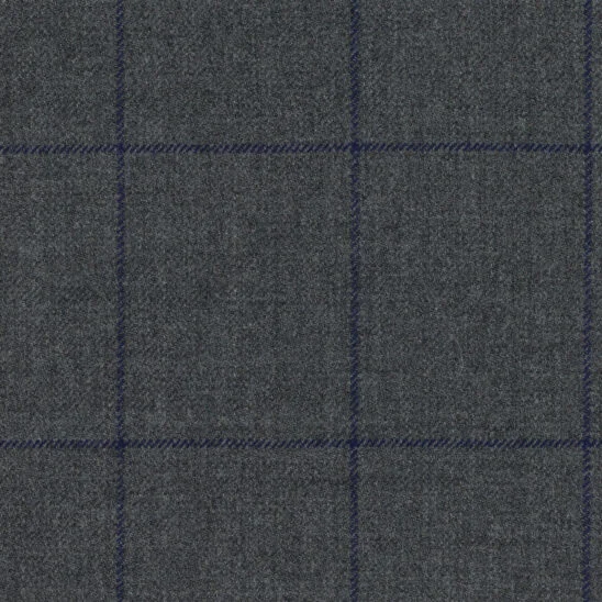 Grey and Blue Windowpane