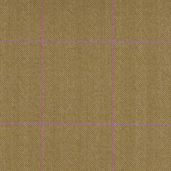 Brown and Pink Windowpane Herringbone