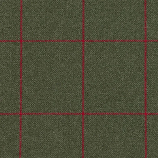 Mint Green and Cherry Windowpane