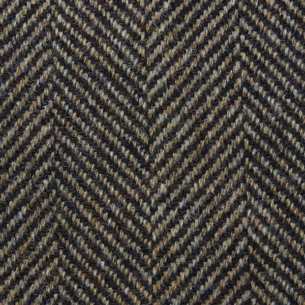 Dark Brown Herringbone
