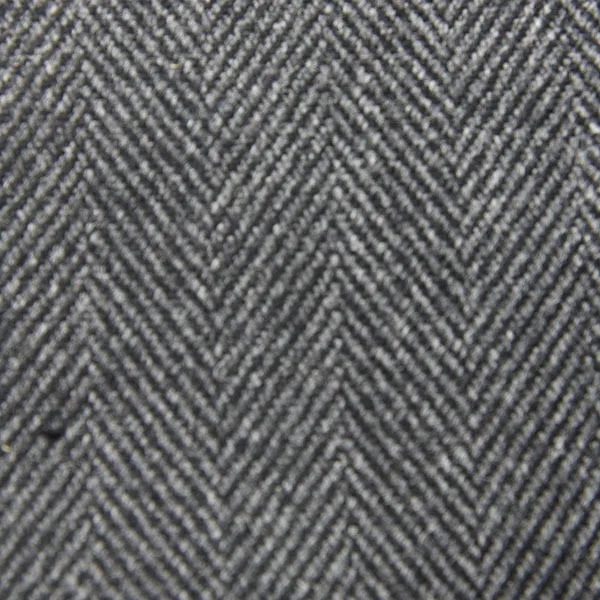 Grey and Black Herringbone