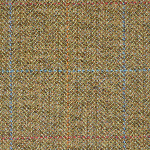 Green, Blue Herringbone Windowpane