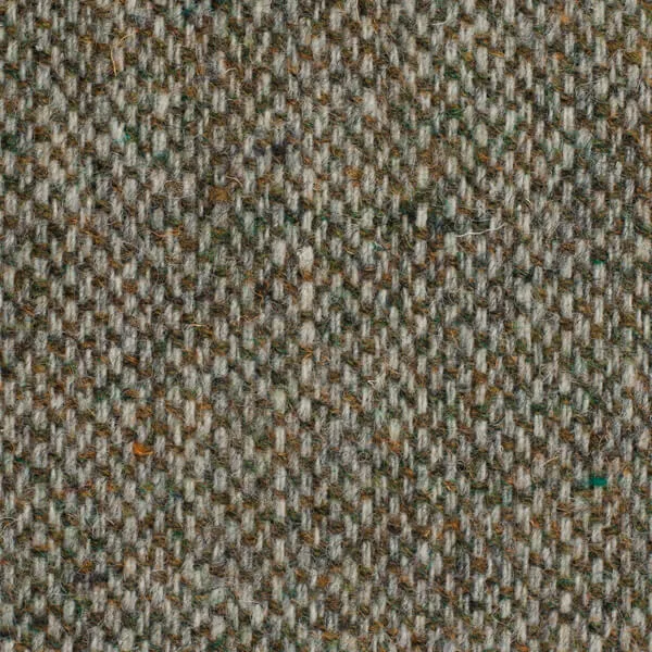 Sage, Brown and Cream Basketweave Harris Tweed