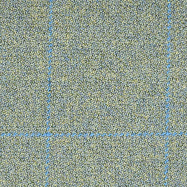 Green and Sky Blue Windpowpane