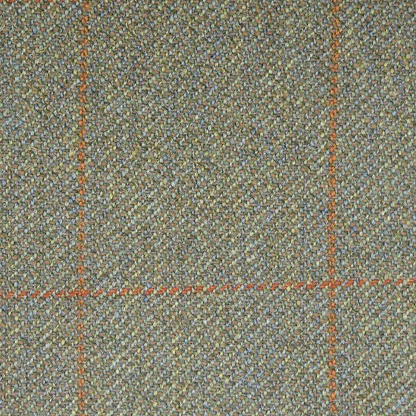 Taupe and Mustard Windowpane