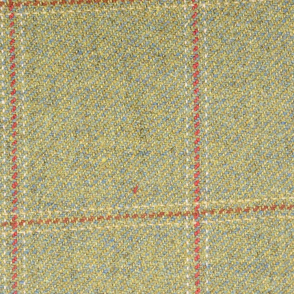 Green and Rust Windowpane