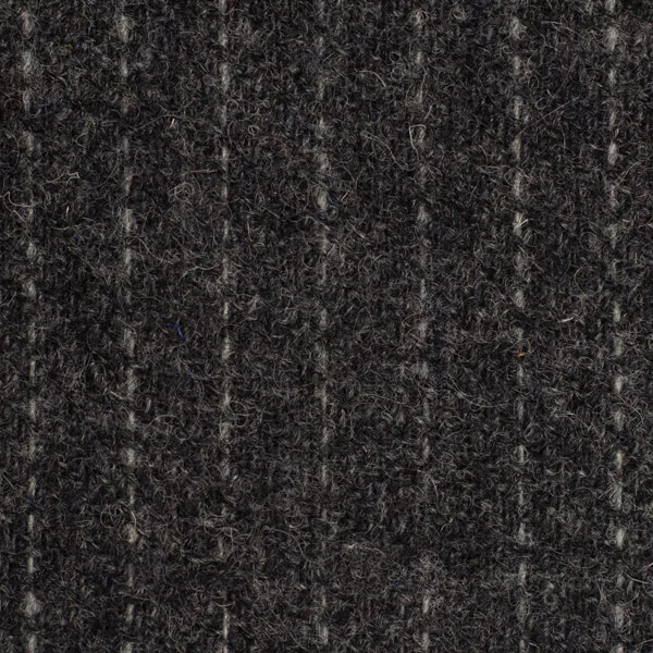 Grey Pinstripe Harris Tweed