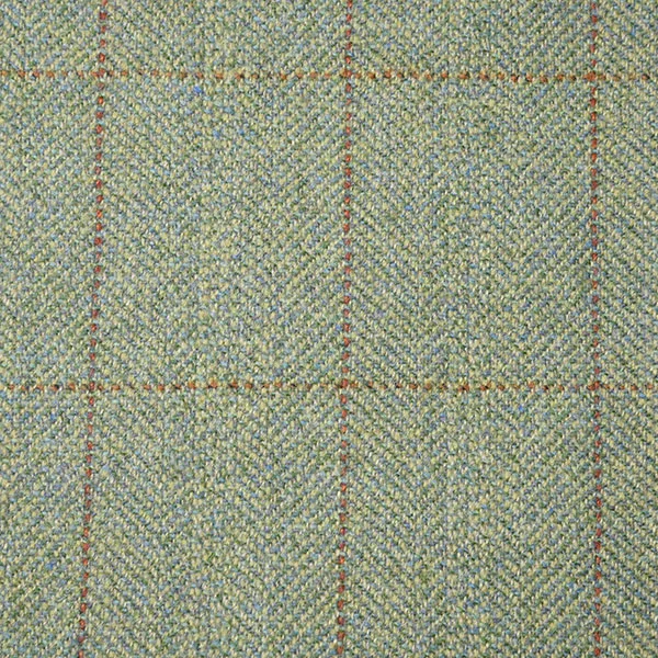 Olive Green and Brown Windowpane