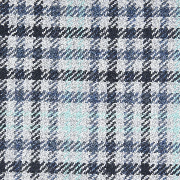 Blue and White Box Check