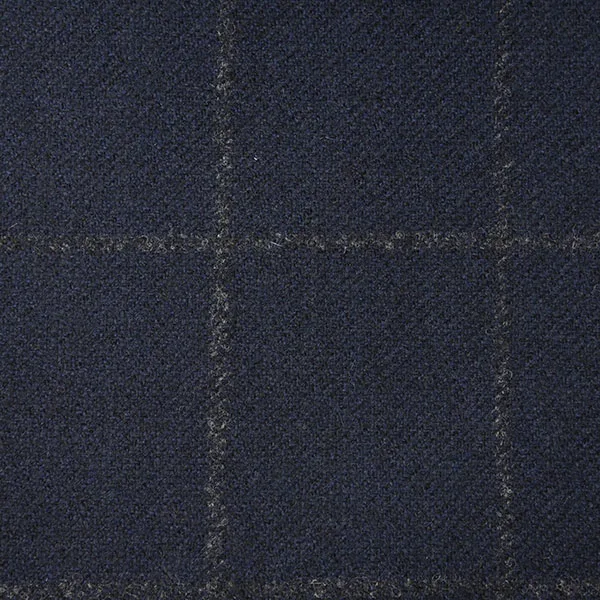 Navy and Grey Windowpane