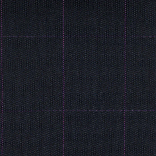 Navy and Purple Windowpane