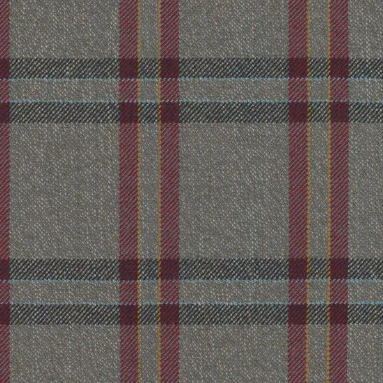 Tan Blue and Red Overcheck
