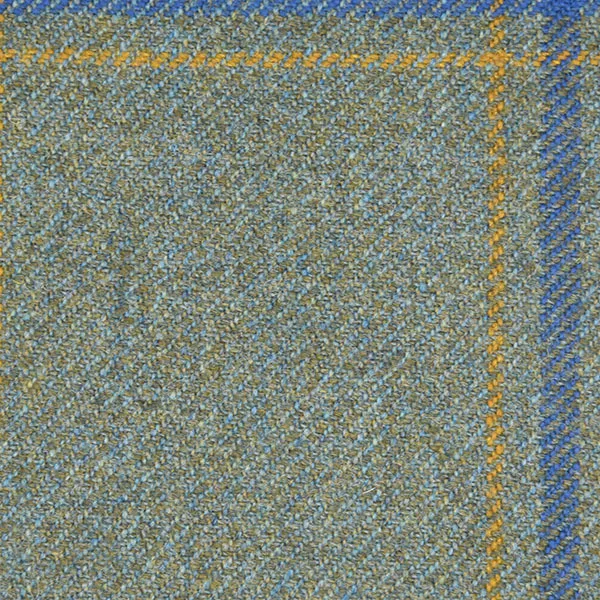 Green, yellow and Blue Windowpane