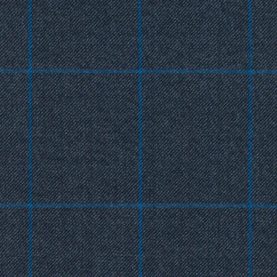 Navy and Blue Windowpane