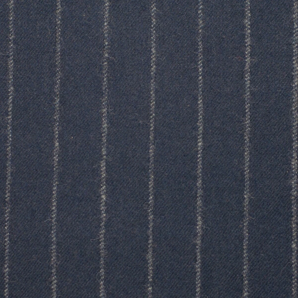 Cloud Blue Chalkstripe Twill