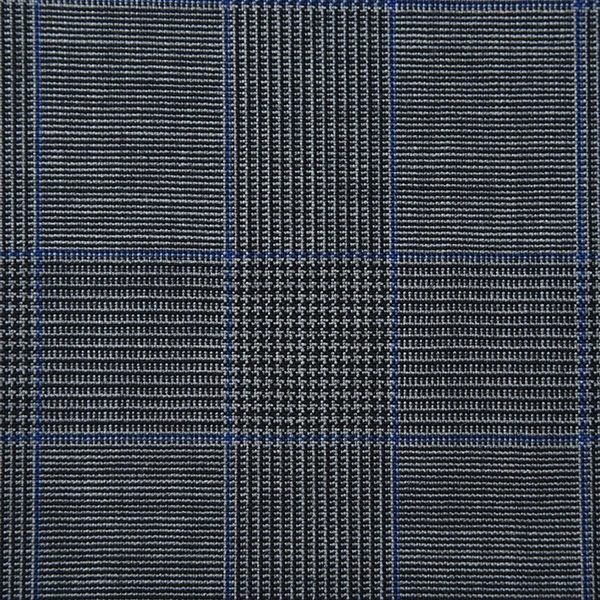 Navy, Grey and Blue Glen Check