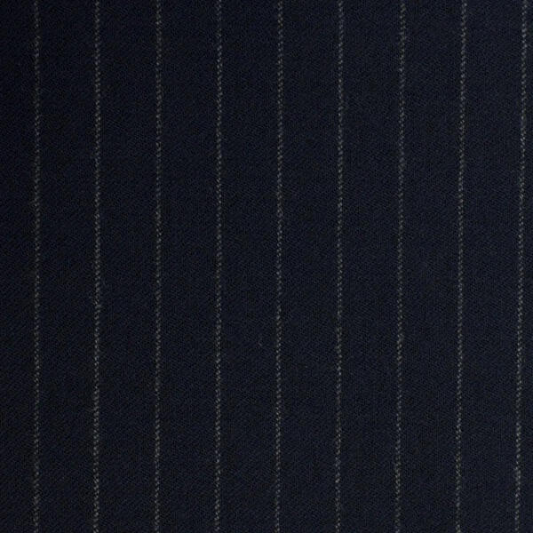 Navy Chalkstripe Flannel