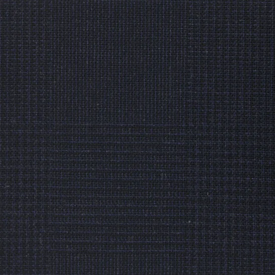 Navy Glen Check High Twist