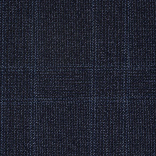 Navy and Blue Glen Check