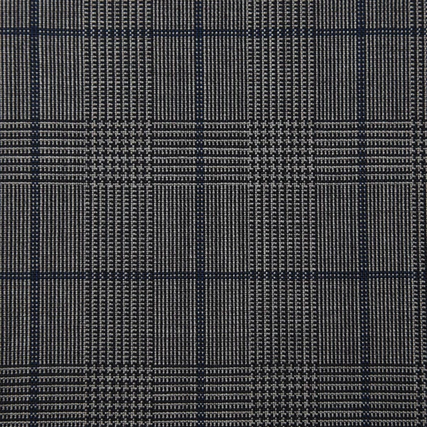 Heavy Grey and Navy Glen Check