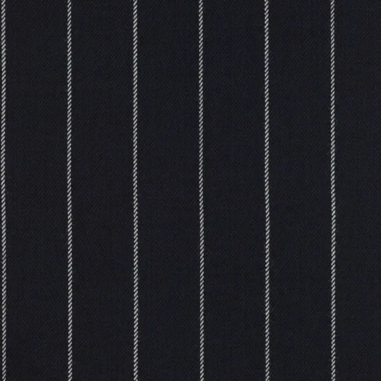 Navy Pinstripe