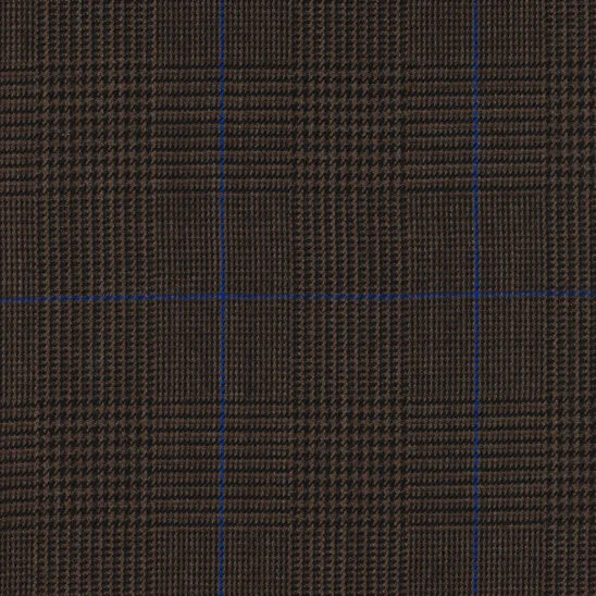 Dark Brown POW with Blue Overcheck