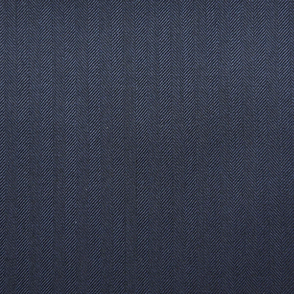 Bright Navy Herringbone