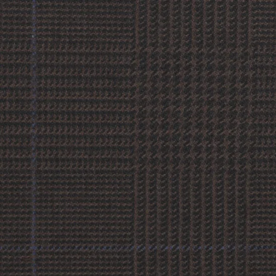 Dark Brown POW with Light Blue Overcheck
