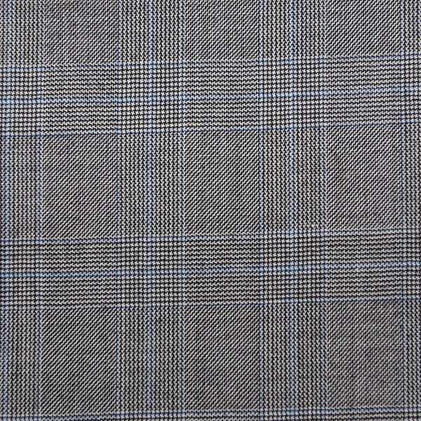 Light Grey POW With Light Blue Overcheck