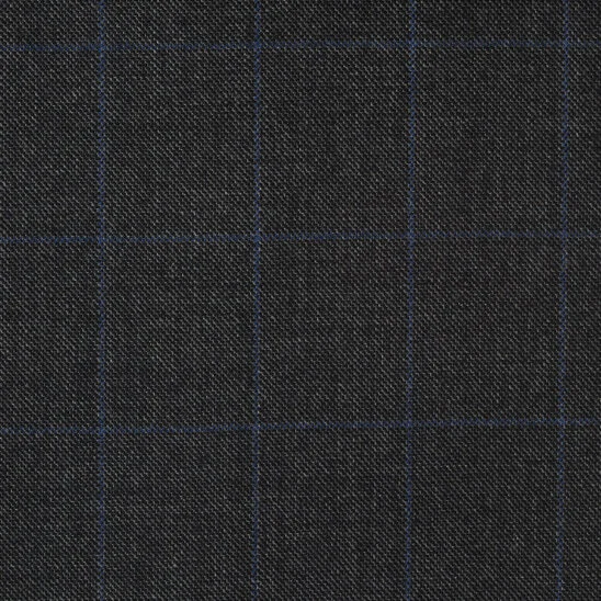 Grey Texture and Blue Overchecks