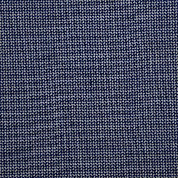 Navy and White Mini Houndstooth