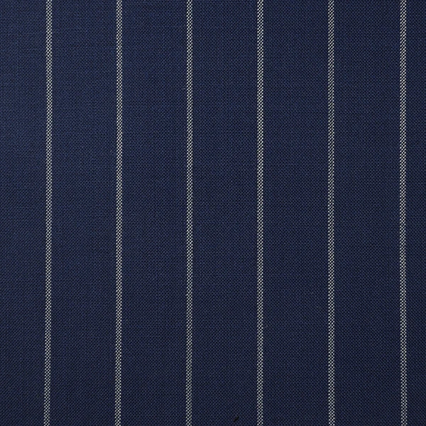 Navy and White Pinstripe