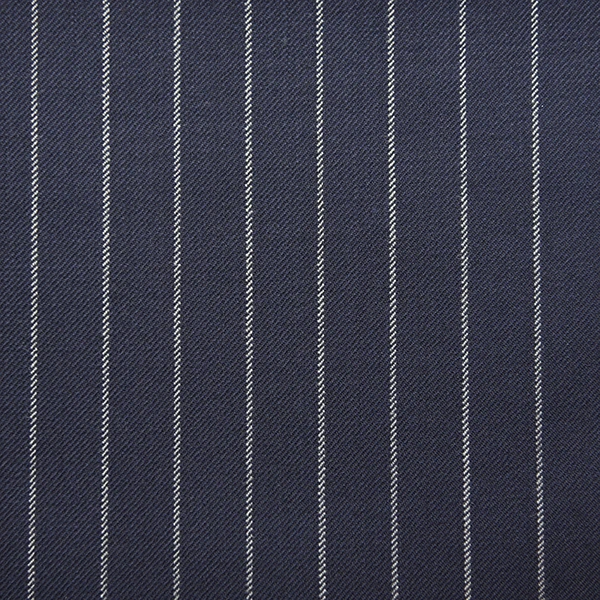 Navy Twill Bold Pinstripe