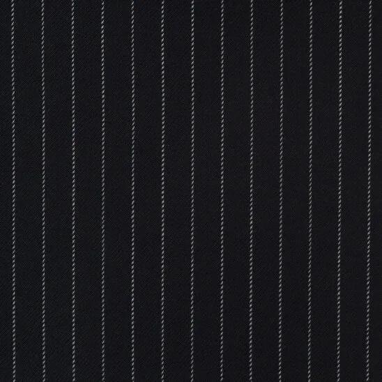 Black with Narrow Pinstripes