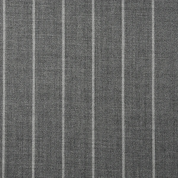Grey and White Pinstripe