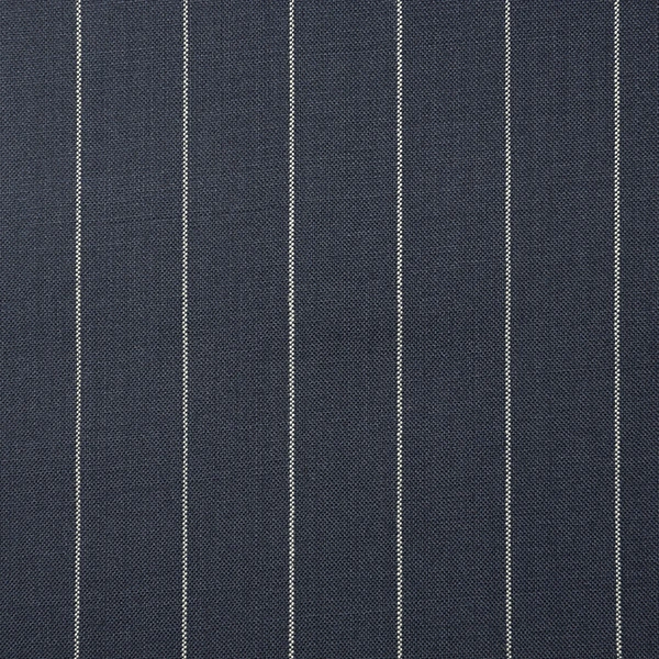 Steel Blue and White Pinstripe