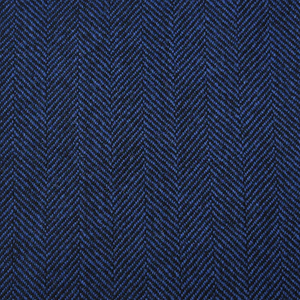 Royal Blue and Navy Herrigbone