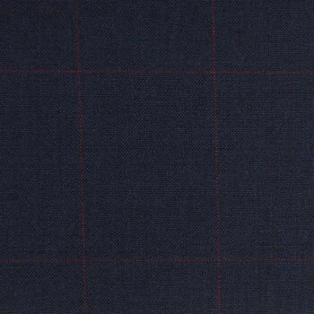 Navy and Red Overcheck