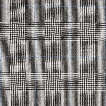 Black, White,and Blue Glen Check