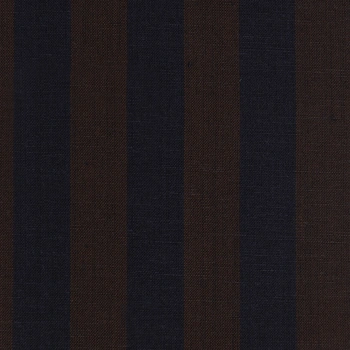 Chocolate Brown and Navy Boating Stripe