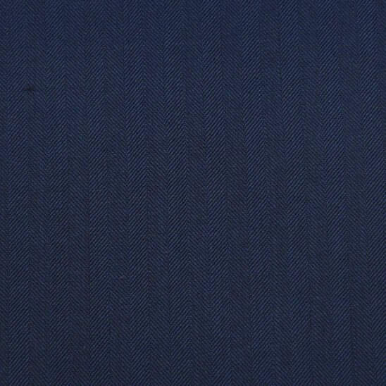 Deep Blue Herringbone